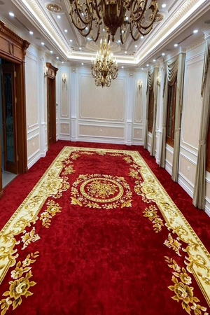 Thảm khánh tiết dệt tay thủ công Hand-tufted sợi acrylic dòng thảm sang trọng dệt theo yêu cầu HT-A002