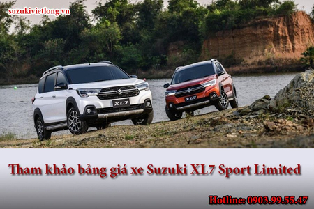 Tham khảo bảng giá xe Suzuki XL7 Sport Limited tại Suzuki TPHCM