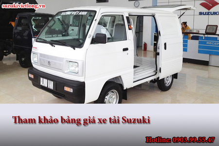 Tham khảo bảng giá xe tải Suzuki mới nhất hàng tháng