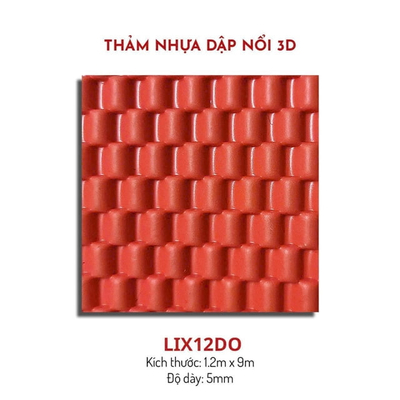 THẢM NHỰA LƯỚI CUỘN DẬP NỔI 3D - HM