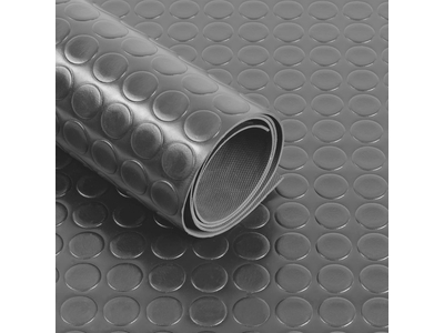 Thảm nhựa trải sàn chống trơn vân nút tròn đồng xu 1.2mx18m CK003 HMO