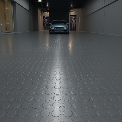 Thảm nhựa trải sàn nút tròn đồng xu 2mx25m NH004 HNO