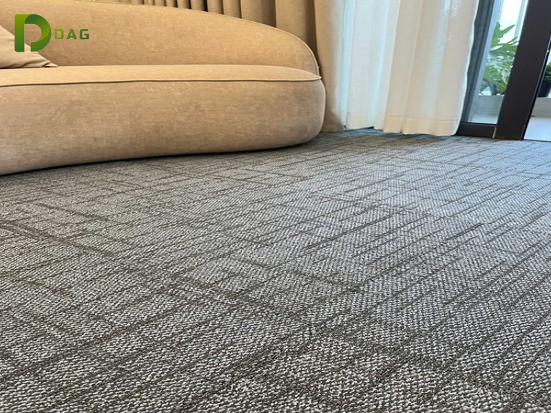 Thảm nilon Nha Trang sợi Nylon 6.6 bền màu chống nắng gió sảnh ngoài trời.