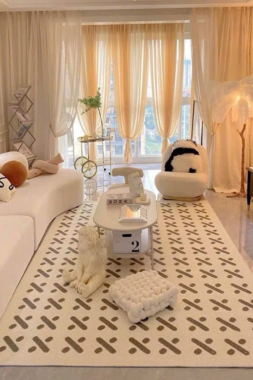 Thảm phòng khách DLUXURY PLUS