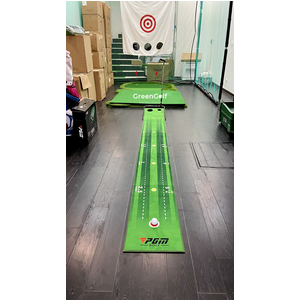 Thảm Putt Golf Mẫu Mới Tự Động Bật Bóng Trả Lại/ Có Vạch Line Khoảng Cách/ Chính Hãng PGM/ Kích Thước 0.4x3m (Có VIDEO)