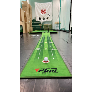 Thảm Putt Golf Mẫu Mới Tự Động Bật Bóng Trả Lại/ Có Vạch Line Khoảng Cách/ Chính Hãng PGM/ Kích Thước 0.4x3m (Có VIDEO)