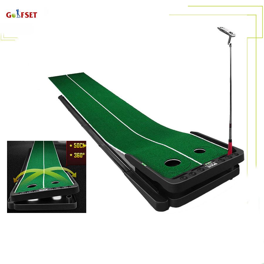 Thảm Putt Golf 360 độ TL010/ Điều Chỉnh Độ Dốc Và Vị Trí Lỗ Golf