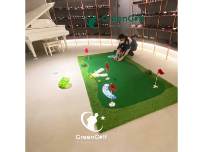 Thảm Tập Golf 3D_ Thảm Putting Cao Cấp kích thước 1.5x3m thiết kế giống sân golf thu nhỏ, chất liệu cỏ cao cấp