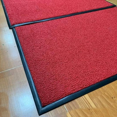 Thảm rối chùi chân lấy bụi giữ nước chống trơn trượt 3M Nomad Carpet Matting sản xuất theo yêu cầu và bo viền cao su 3M6050 HNO