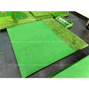 Thảm Swing Golf 2D Kích Thước 150x150cm/ Thảm Tập Phát Bóng Golf Tại Nhà, Sân Tập/ Tặng 2 Tee Cao Su