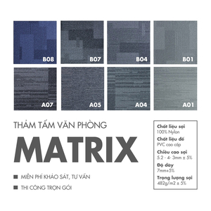Thảm tấm / Thảm gạch HL- MATRIX