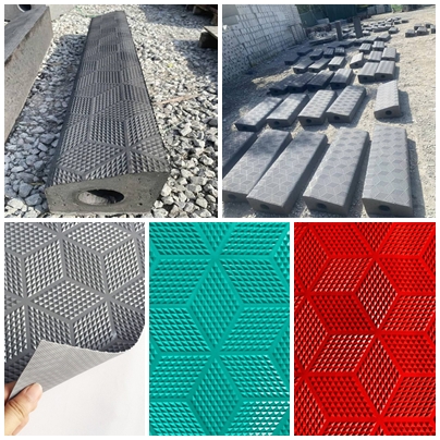 thảm nhựa tạo bề mặt bó vỉa