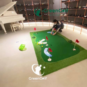Thảm Tập Golf 3D_ Thảm Putting Cao Cấp kích thước 1.5x3m thiết kế giống sân golf thu nhỏ, chất liệu cỏ cao cấp