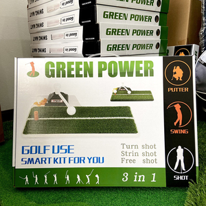 Thảm Tập Swing Golf 3 Trong 1 - Thảm Green Power