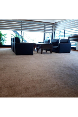 Thảm trải sàn cuộn lông xù màu trơn cao cấp sợi thẳng Cut Pile dày 10mm HCO-G10 HNM