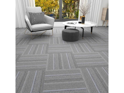 Thảm trải sàn gạch đế cao su PVC KT 50cmx50cm HCO-LINOFQ HNM