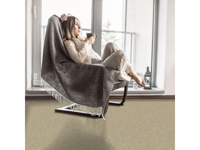 Thảm trải sàn cuộn lông xù hoạ tiết cao cấp sợi thẳng Cut Pile dày 12mm QM-CA6H HNO