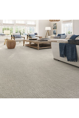 Thảm trải sàn cuộn lông xù hoạ tiết cao cấp sợi thẳng Cut Pile dày 12mm QM-EX6L HNO