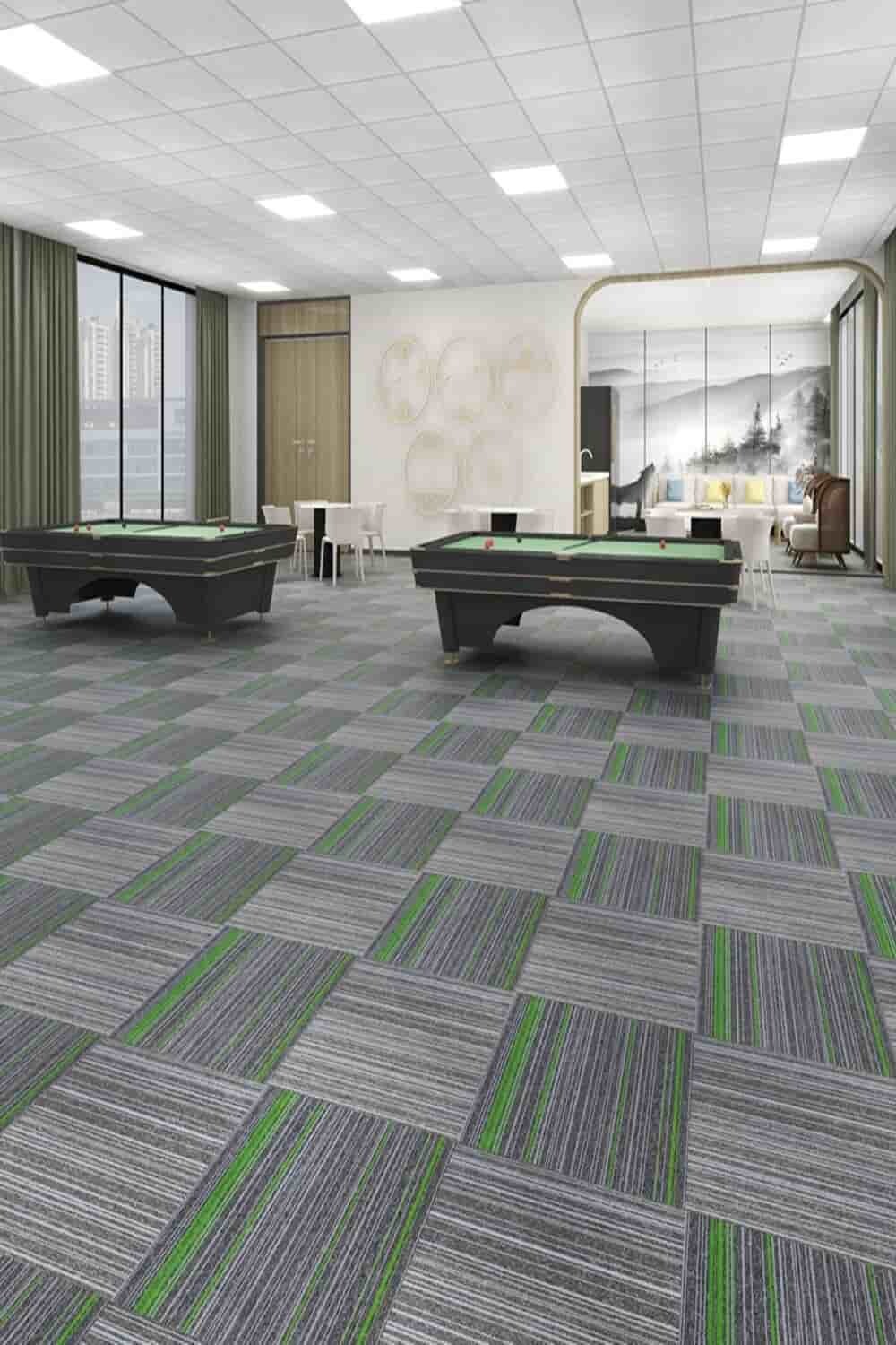 Thảm trải sàn gạch KT 50cm x 50cm kẻ sọc TTL-KINGCOLOR 02 HNO