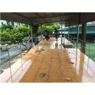 Thiết kế gỗ nhựa thảm trải sàn ngoài trời làm đẹp không gian ngoại thất