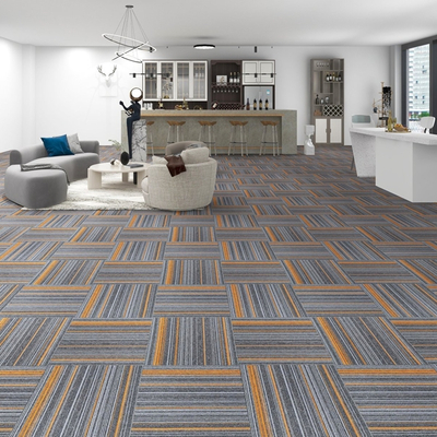 Thảm trải sàn gạch KT 50cm x 50cm kẻ sọc TLO-KINGCOLOR HNO