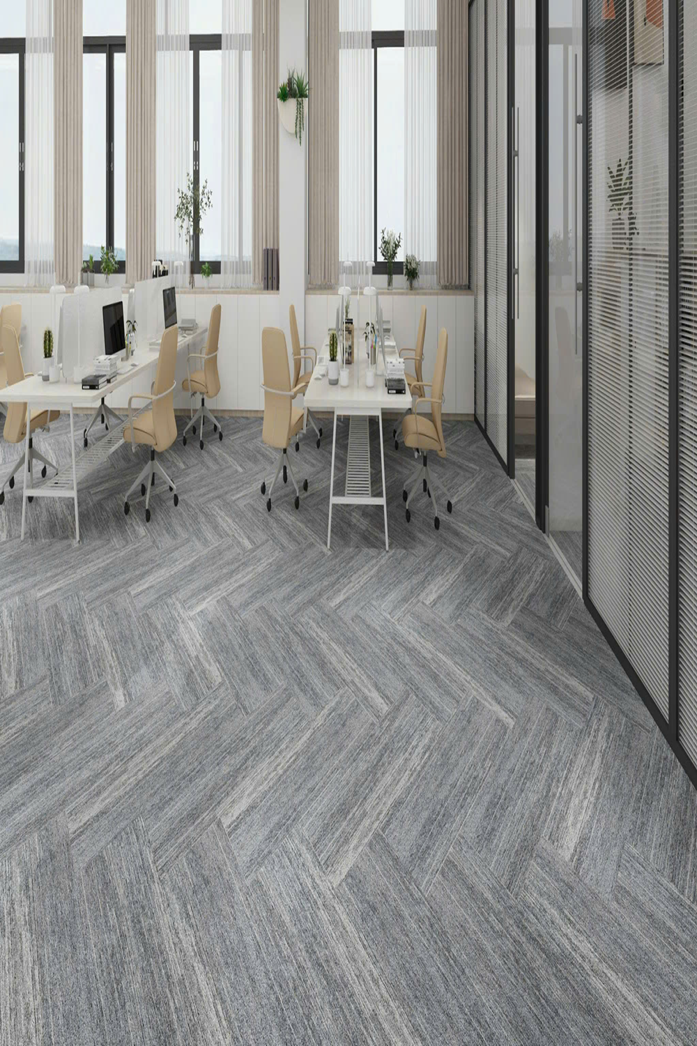 Thảm trải sàn tấm cao cấp KT 33.33cmx100cm THC-LINOGILTER 05 HNM