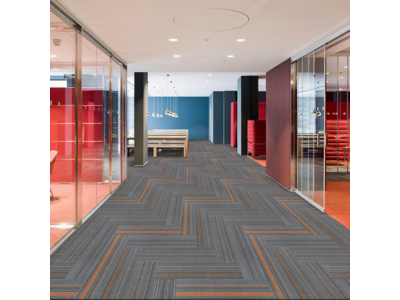 Thảm trải sàn tấm đế cao su PVC KT 25cmx100cm GOM-MELODYFOREST 03 HNM