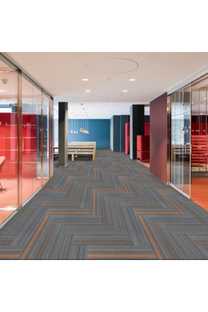 Thảm trải sàn tấm đế cao su PVC KT 25cmx100cm GOM-MELODYFOREST 03 HNM