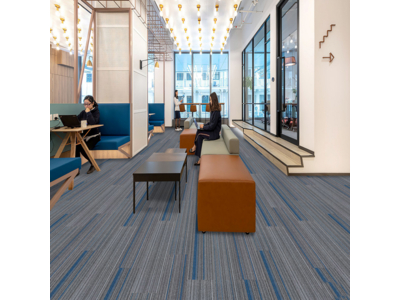 Thảm trải sàn tấm đế cao su PVC KT 25cmx100cm GOM-MELODYFOREST 04 HNM