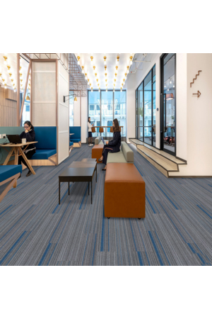 Thảm trải sàn tấm đế cao su PVC KT 25cmx100cm GOM-MELODYFOREST 04 HNM