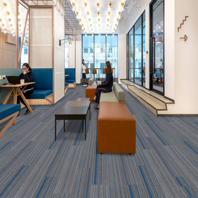 Thảm trải sàn tấm đế cao su PVC KT 25cmx100cm GOM-MELODYFOREST 04 HNM