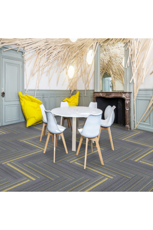 Thảm trải sàn tấm đế cao su PVC KT 25cmx100cm GOM-MELODYFOREST 01 HNM