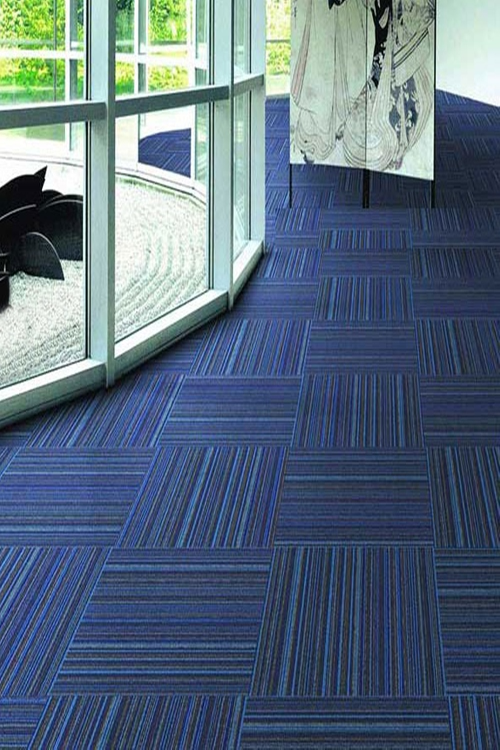 Thảm trải sàn tấm đế cao su PVC KT 50cmx50cm THC-LINOMELODY 05 HNM