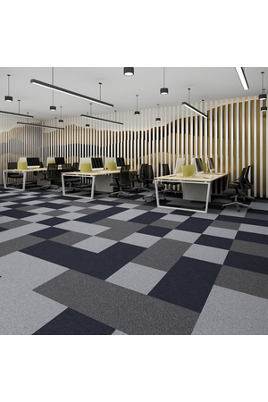 Thảm trải sàn tấm KT 50cmx50cm dày 6.0mm đế cao su TT-DUKDT1 HNO