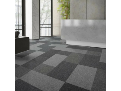 Thảm trải sàn tấm KT 50cmx50cm dày 6.5mm đế cao su QM-TUNTEX HNO