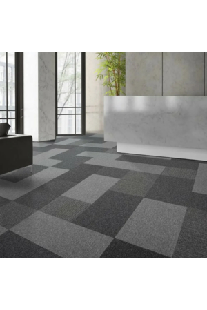 Thảm trải sàn tấm KT 50cmx50cm dày 6.5mm đế cao su QM-TUNTEX HNO