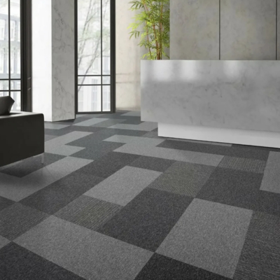 Thảm trải sàn tấm KT 50cmx50cm dày 6.5mm đế cao su QM-TUNTEX HNO