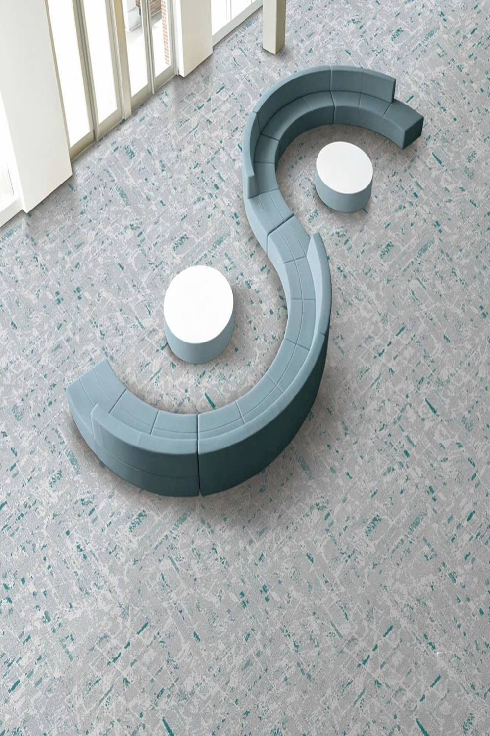 Thảm trải sàn tấm KT 60cmx60cm sợi nylon cao cấp dày 9mm HCO-LUMINA 06 HNO