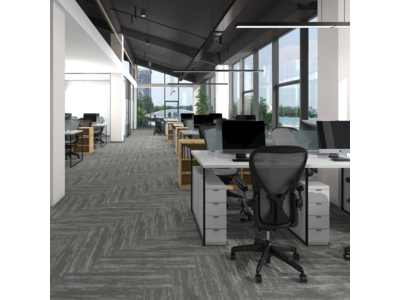 Thảm trải sàn tấm sợi nylon cao cấp KT 50cmx50cm GOM-SHININGKN 02 HNM