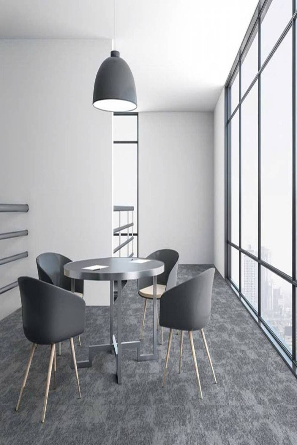 Thảm trải sàn tấm sợi nylon đế cao su PVC dày 7mm HCO-LINOWS 01 HNM