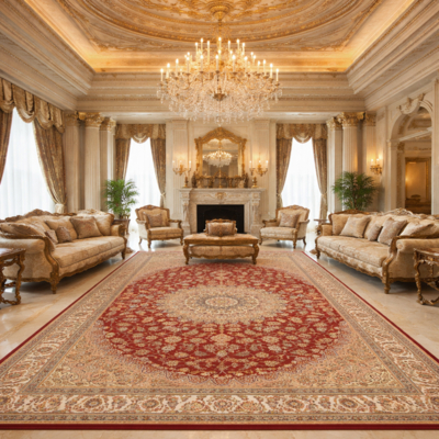 Thảm trang trí Ba Tư sang trọng nhập khẩu từ Iran HLO-CHIVAS C2088 HNO