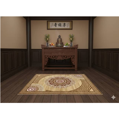 THẢM TRANG TRÍ CÔ ĐIỂN SỢI LEN TT01-CLASSIC.HN