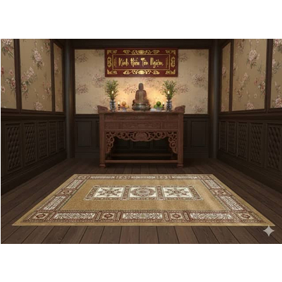 THẢM TRANG TRÍ CÔ ĐIỂN SỢI LEN TT02-CLASSIC.HN