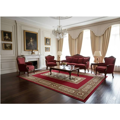 THẢM TRANG TRÍ CÔ ĐIỂN SỢI LEN TT04-CLASSIC.HN