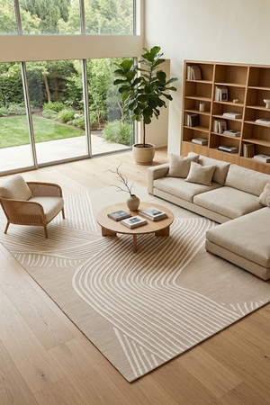 Thảm trang trí hiện đại HLO-BURG BN22056B HNO