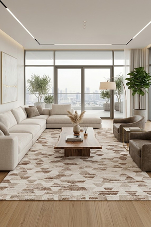 Thảm trang trí hiện đại HLO-SERENA SF8014 HNO