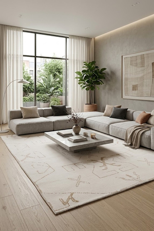 Thảm trang trí hiện đại HLO-SUNSHINE PL8002A HNO