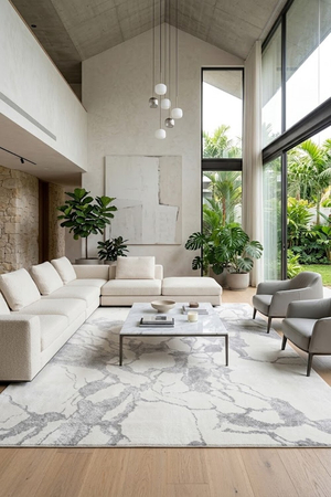 Thảm trang trí hiện đại HLO-SUNSHINE PL8012B HNO