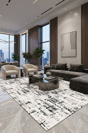 Thảm trang trí hiện đại phá cách HLO-BELLA BLK8011B HNO