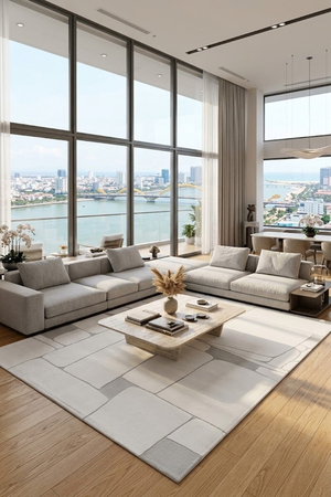 Thảm trang trí hiện đại HLO-AURA NY3026B HNO